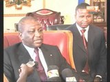 Le Minsitre d'etat, ministre de l'interieur Ahmed bakayoko a été reçu par le Président Ghanéen