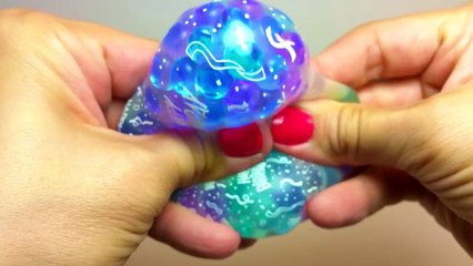 Homemade stress relief ball: Orbeez, Slime & Sand Slime! Super Squishy and Fun!