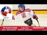Japan v Czech Rep. | 7th place | 2015 IPC Ice Sledge Hockey World Championships A-Pool, Buffalo