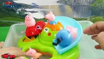 Jada Stephens Cars Peppa Pig Swimming Pool and Peppa Pig Stop Motion Videos for Children