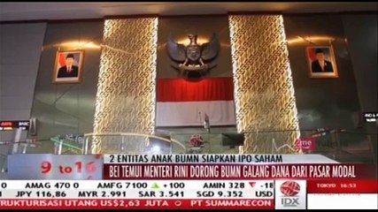 Dua Entitas Anak BUMN Siapkan IPO Saham