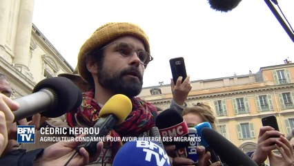 Migrants: l'agriculteur Cédric Herrou juge que "nos politiques vont devoir assumer leurs responsabilités"