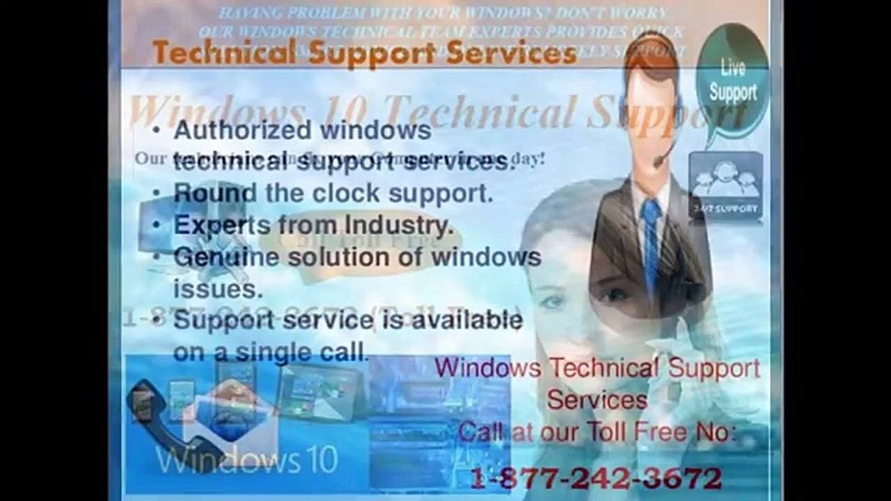 Call 1-877-242-3672 Windows 10 Technical Support