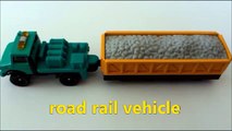 Learning Trucks starting with letter L for kids 2 with Unimog tomica トミカ