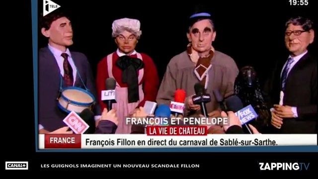 François Fillon : les Guignols imaginent un autre scandale du Penelope Gate , le sketch hilarant (vidéo)