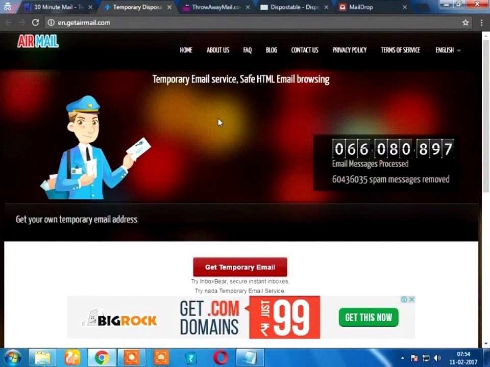 How to Create Fake Email Address - Telugu Online Tutorial - Technology Updates - Sravan Kotagiri