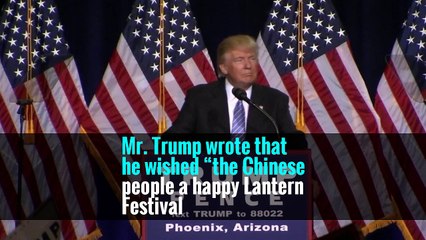 The Chinese state news media, in its readout of the call, said Mr. Trump had “stressed