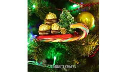 5 MINUTES CRAFTS | Holiday ornaments that take next to no time to make!