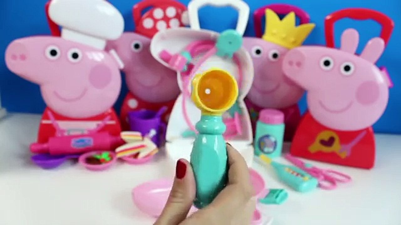 Peppa Pig Chef Peppa Pig Doctors Case Peppa Nurse Peppa Pig Hair Style Juguetes de Peppa Pig