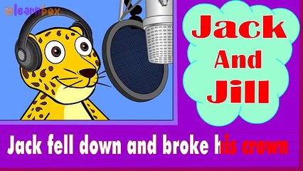 Jack And Jill! Nursery Rhyme! Animated Song With Full Lyrics for Childrens