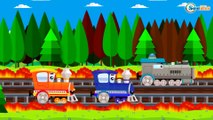 Trains & Trucks cartoons for kids. Cartoons with Trains. Train cartoon for children in english