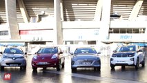 Voitures électriques [CONDUITE/CONFORT] : Renault Zoé vs Nissan Leaf vs Hyundai Ioniq vs BMW i3 (1/4)