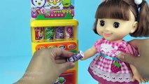 Pororo Talking Toy Vending Machine with Baby Doll Minions Tayo 꼬마버스타요 뽀로로말하는자판기