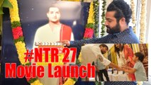 NTR - Bobby movie launch | #NTR27 | Kalyan Ram | Jai Lava Kusa