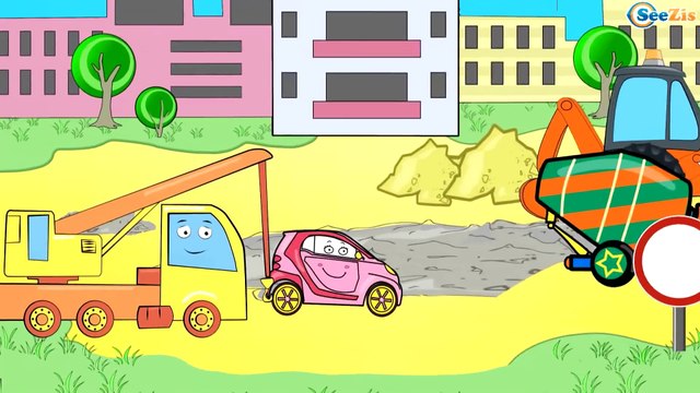 ✔ Grúa / Coches de carreras. Caricaturas de carros. Carritos Para Niños. Tiki Taki Camiones ✔