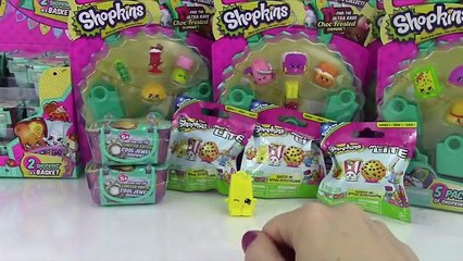 SHOPKINS Season 3 Blind Baskets! Micro Lite Blind Bags with Season 1 and Season 2 Shopkins!