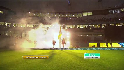 LIVE  Peshawar Zalmi  walk  Opening Ceremony   HBL PSL Season 2  Dubai