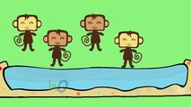Five Little Monkeys Nursery Rhymes Collection | Cartoon Animation Nursery Rhyme Songs for Children