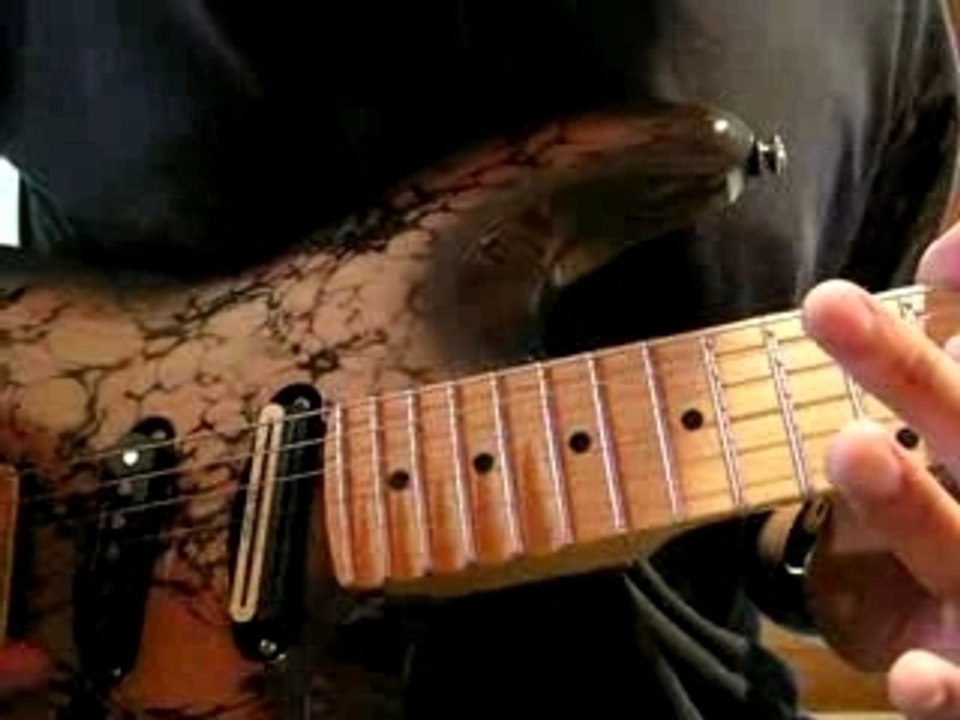 Vidéo pédagogique sur le sweeping 3 cordes Guitar Part