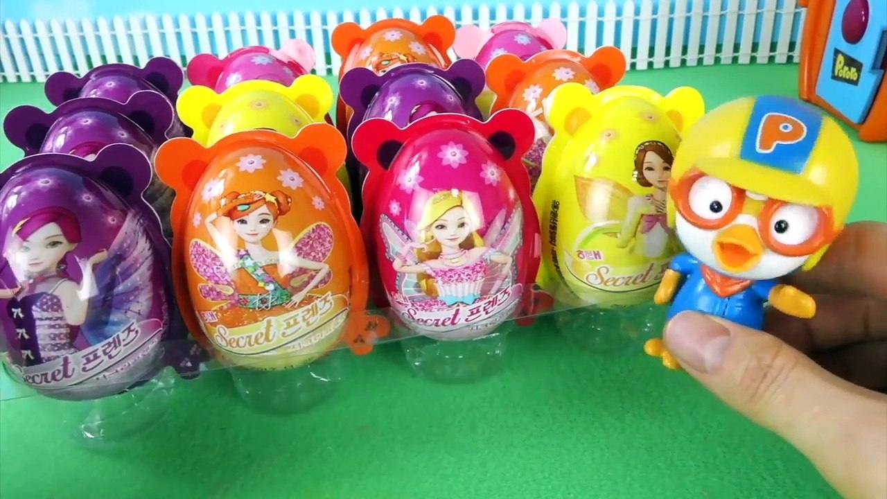 콩순이 콩콩이 아기인형 시크릿쥬쥬 서프라이즈에그 킨더조이 장난감 놀이- 뽀로로 장난감 애니 토이튜브TV Pororo Toy Animation-7skAmIqg4pI