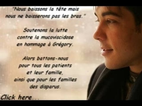 Hommage a Grégory Lemarchal notre ange