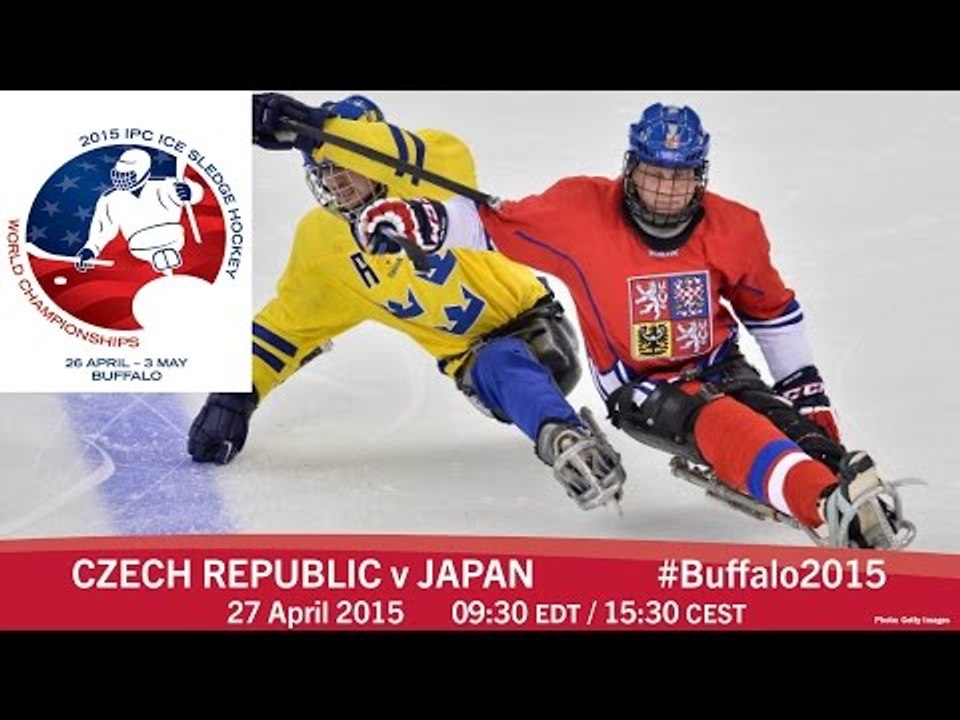 Czech Republic v Japan | Prelim | 2015 IPC Ice Sledge Hockey World Championships A-Pool, Buffalo