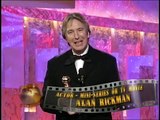 Alan Rickman wins Best Actor for Rasputin at the 54th Golden Globe Awards  - 19/01/1997