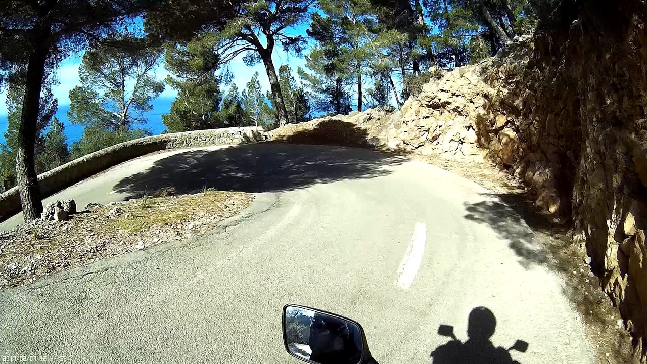 Abfahrt zum Port de Valdemossa, Mallorca