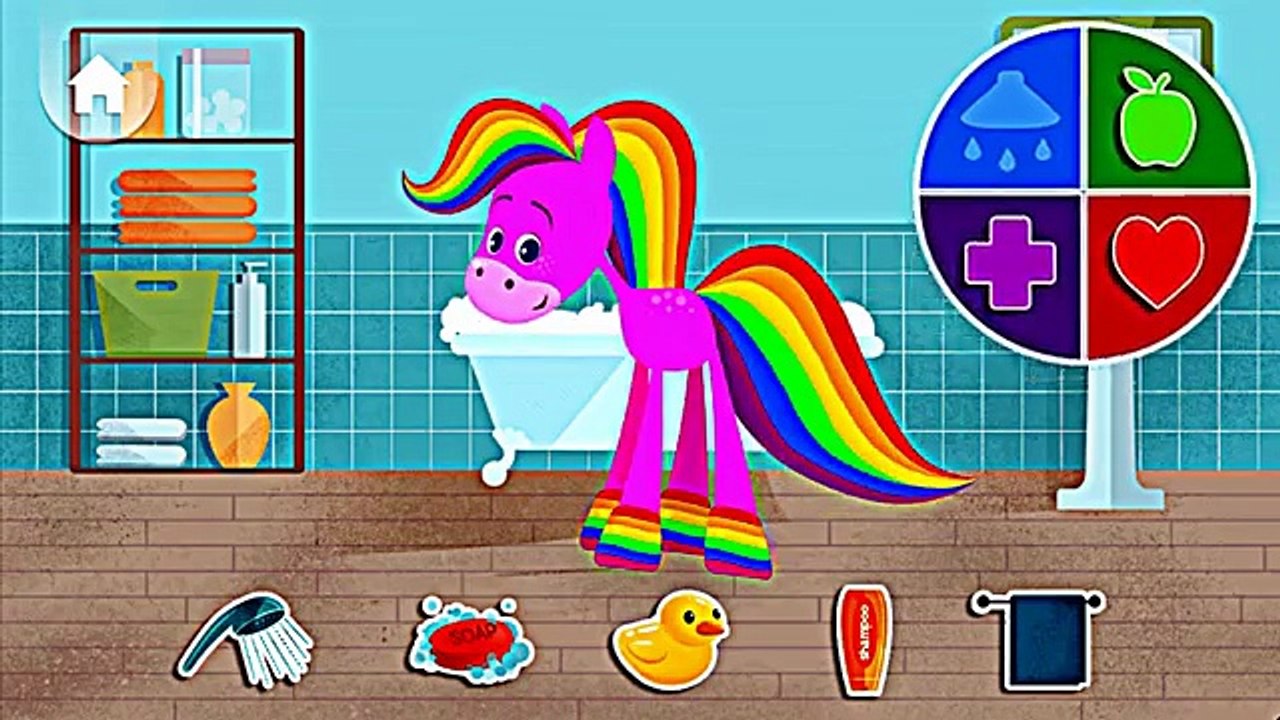 My Pet Rainbow Horse | Babyfirst Children and Toddlers Educational Games - Play and Fun Video