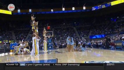 Double chute d'une majorette lors d'un match de Basket NBA !