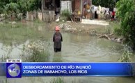 Desbordamiento de río inundó zonas de Babahoyo - Los Ríos