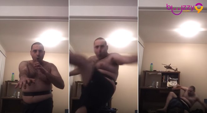 Cet homme imite Bruce Lee et s'enflamme un peu trop