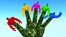 Learn Colors for Children HULK with Monster Truck & Finger Family Children Nursery Rhymes