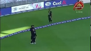 psl First time using drone to throw the ball in the hands of umpire in HBL PSL