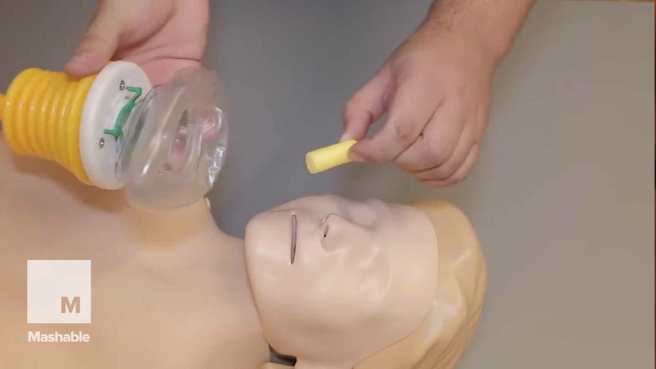 This anti-choking device can be used as a last resort if the Heimlich maneuver fails
