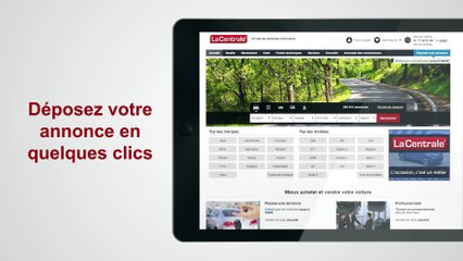 Déposer une annonce sur La Centrale