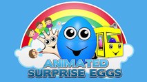 Wheels On The Bus with Five Little Monkeys | Surprise Eggs Nursery Rhymes | Song for Kids Toddlers