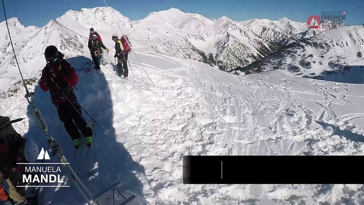 GoPro run Manuela Mandl - Vallnord-Arcalís FWT17 - Swatch Freeride World Tour 2017