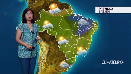 Previsão Brasil – Muita chuva no NE e NO