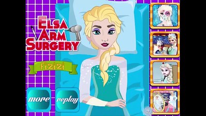 Frozen ELSA ANNA RAPUNZEL DORA Arm and Hand DOCTOR - Surgery games for kids
