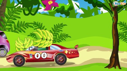 Carros de Carreras es Amarillo infantiles - Carritos para niños - Caricatura de carros