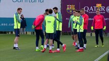 FC Barcelona training session: Final session ahead of trip to Alavés
