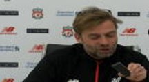 'Liverpool's battery isn't low' - Klopp checks reporter's dictaphone