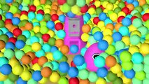 Gumball Machine Ball Pit Show 3D for Kids - Learn Colors with Surprise Eggs Color Balls