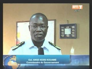 Le commissaire du gouvernement a eu une seance de travail avec l'attaché de defense des USA en Côte d'Ivoire