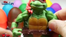 PLAYDOH SURPRISE EGGS! Masha and the Bear Ninja Turtles McQueen Cars 2 Ice Age Frozen Toys 18
