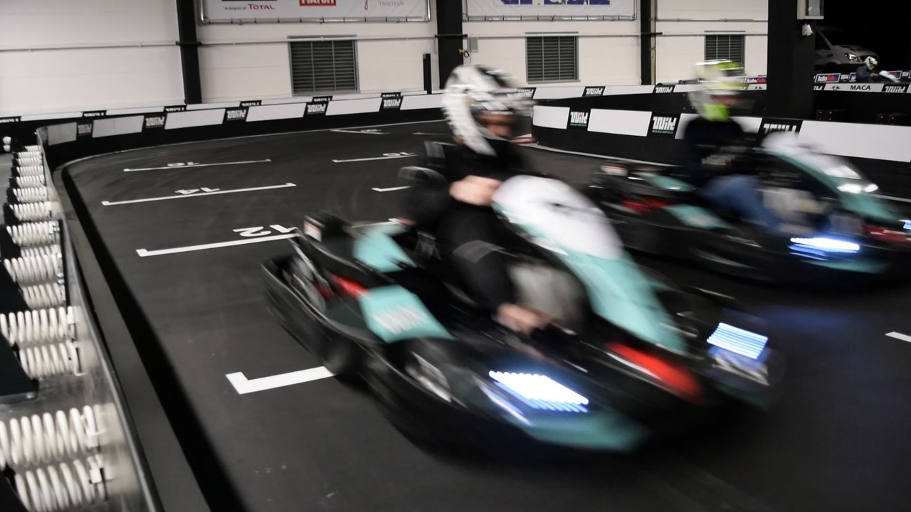 Inauguration du karting indoor de Wavre