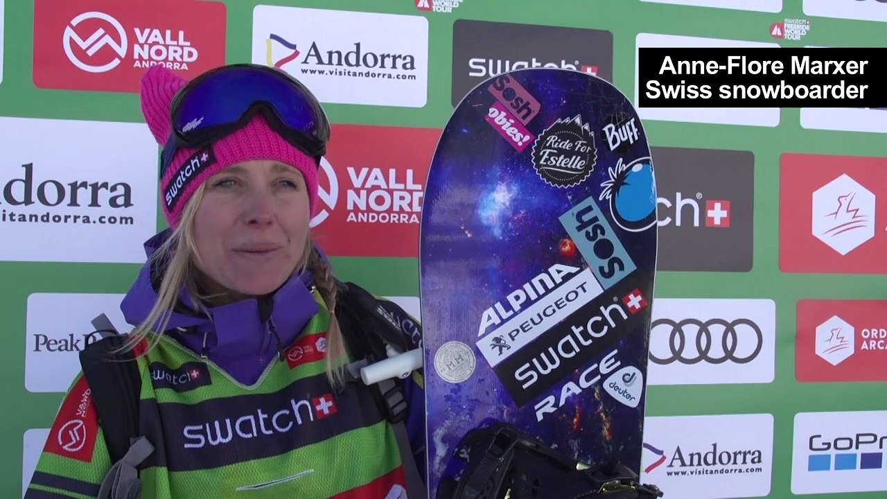 Snowboarder Anne-Flore Marxer wins in Andorra