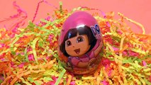 Dora The Explorer Surprise Egg Unboxing - Nickeldeon Dora Surprise Egg