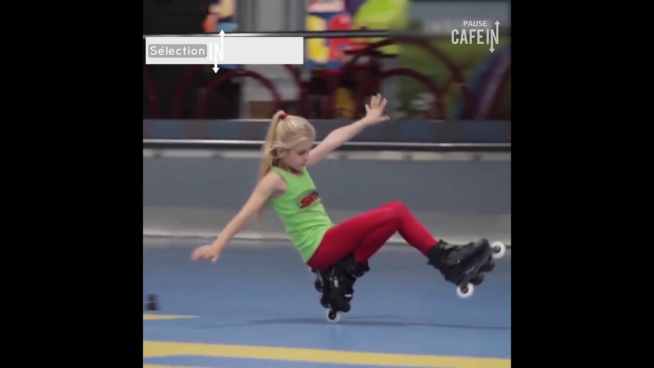 A 11 ans, c'est déjà une vraie championne de roller